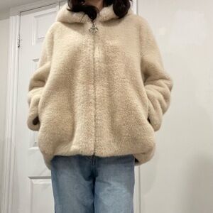 Cozy Cream Faux Fur Jacket